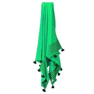 Green Metalia Towels - 100% Turkish Cotton